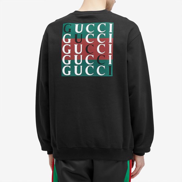 Gucci Back Logo Crew Neck Sweatshirt