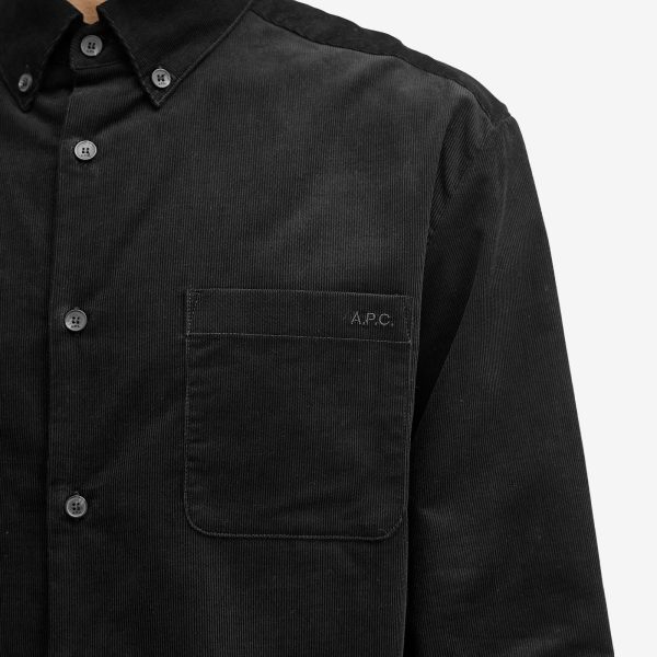 A.P.C. Mateo Micro Cord Shirt