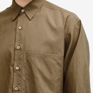 Auralee Finx Twill Oversized Shirt