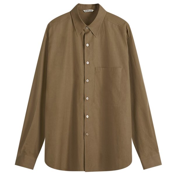 Auralee Finx Twill Oversized Shirt