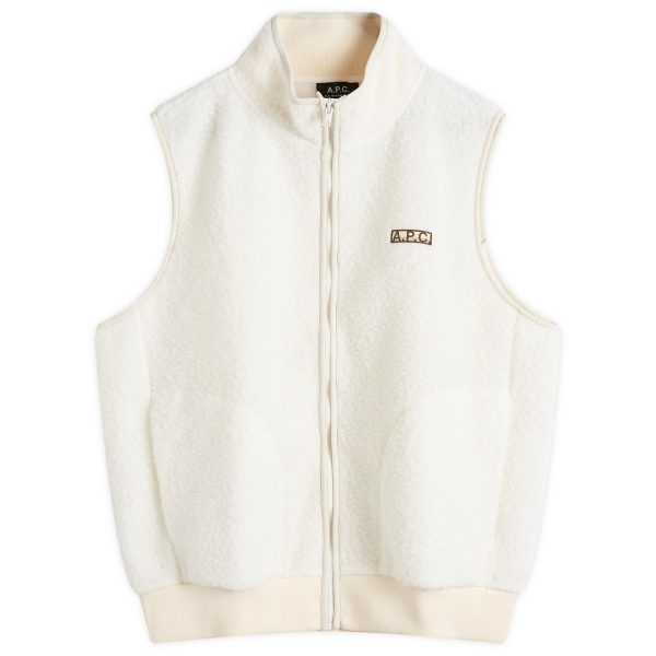 A.P.C. Sequoia Wool Fleece Gilet