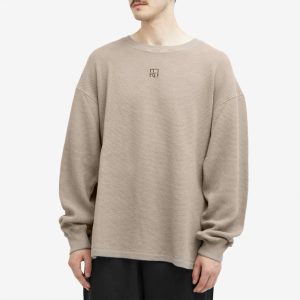 Merely Made Initial Embroidery Long Sleeve T-Shirt