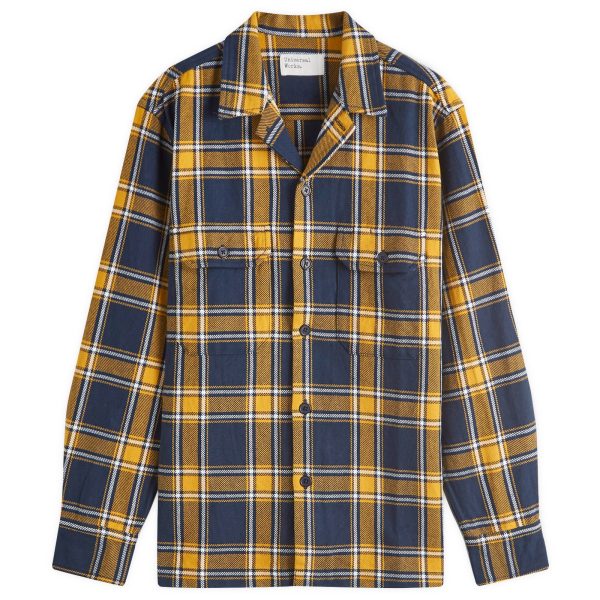 Universal Works Twill Check Utility Overshirt