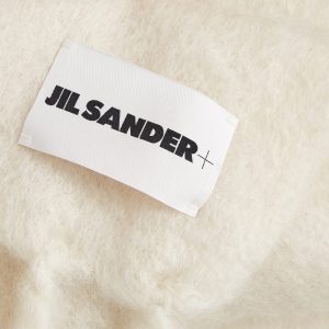 Jil Sander Plus Label Logo Scarf