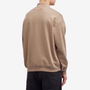 Auralee Quarter Zip Sweat