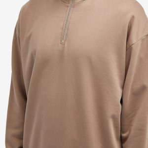 Auralee Quarter Zip Sweat