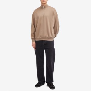 Auralee Quarter Zip Sweat