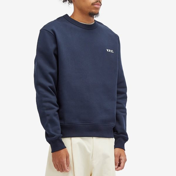 A.P.C. Small VPC Logo Crew Sweatshirt