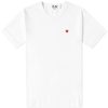 Comme des Garcons Play Small Red Heart T-Shirt