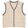 Nudie Jeans Co Kim Pointelle Knit Vest