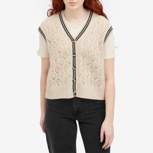 Nudie Jeans Co Kim Pointelle Knit Vest