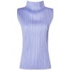 Pleats Please Issey Miyake Colourful Basics Roll Neck Vest