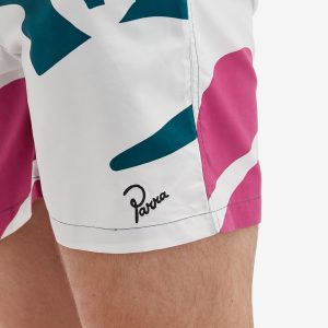 By Parra Beached In White Swim Shorts