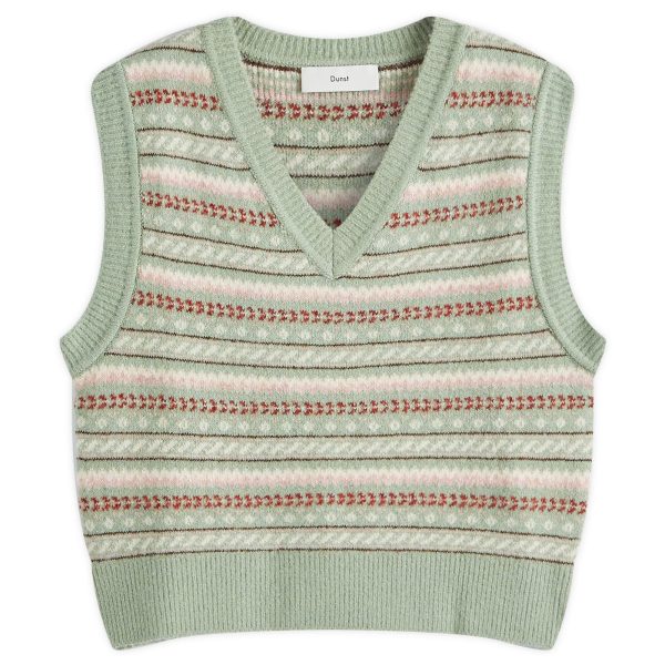 DUNST Patterned Knit Vest