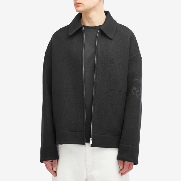 Jil Sander Plus Zip Through Wool Jacket