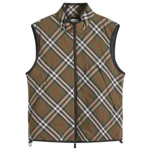 Burberry Check Padded Gilet