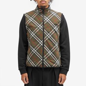 Burberry Check Padded Gilet