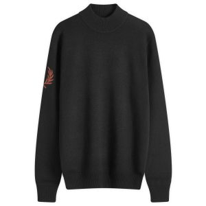 Fred Perry Laurel Wreath Mock Neck Jumper