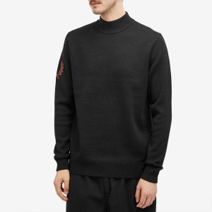 Fred Perry Laurel Wreath Mock Neck Jumper