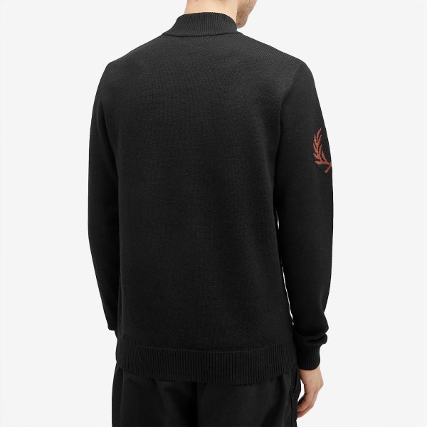 Fred Perry Laurel Wreath Mock Neck Jumper