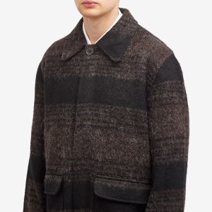 Universal Works Alpaca Stripe Account Coat