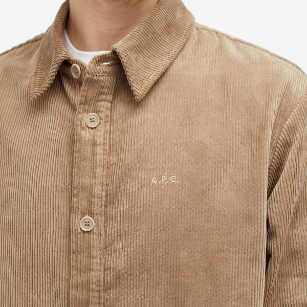 A.P.C. Bobby Corduroy Overshirt