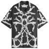 Versace Acanthus Leaves Silk Vacation Shirt