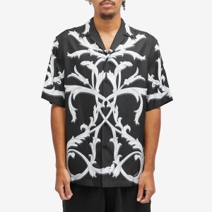 Versace Acanthus Leaves Silk Vacation Shirt