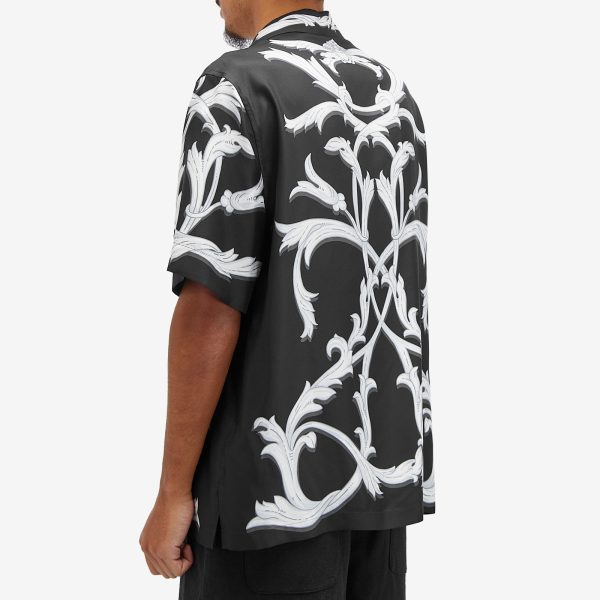 Versace Acanthus Leaves Silk Vacation Shirt