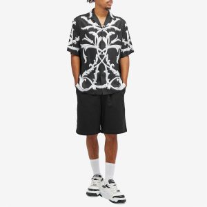 Versace Acanthus Leaves Silk Vacation Shirt