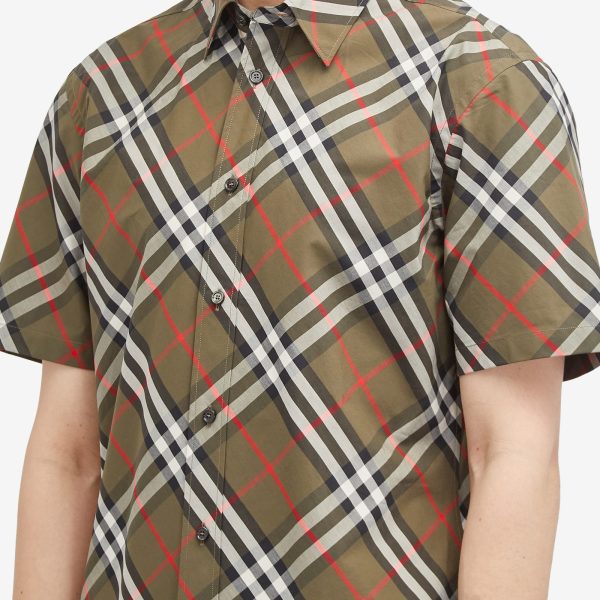 Burberry Short Sleeve Check Shirt