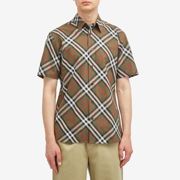 Burberry Short Sleeve Check Shirt