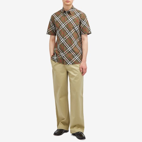 Burberry Short Sleeve Check Shirt