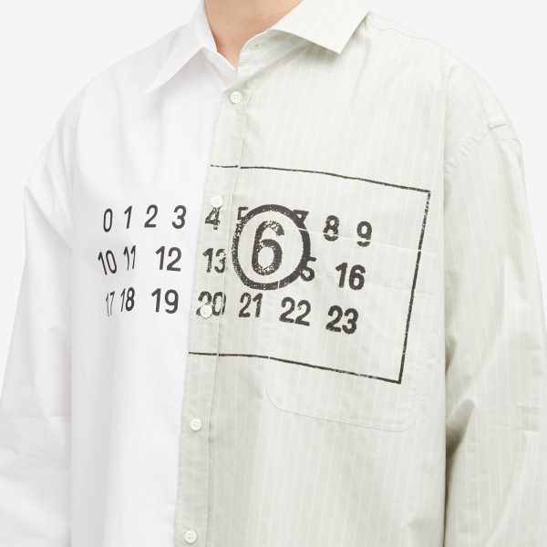 MM6 Maison Margiela Split Number Logo Shirt