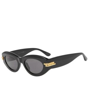 Bottega Veneta Mitre Oval Sunglasses