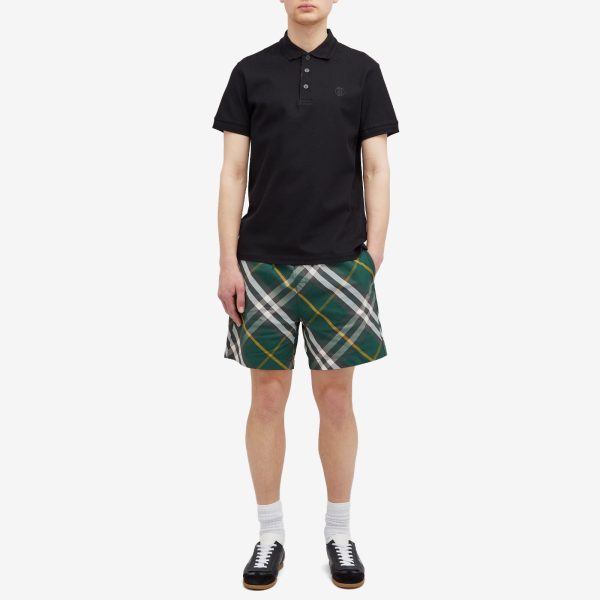 Burberry EKD Logo Check Swim Shorts