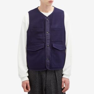 Universal Works Melton Wool 4 Pocket Gilet