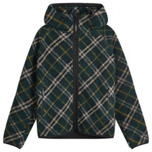 Burberry Check Zip Fleece