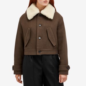 AMI Paris Shearling Collar Jacket