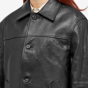 DUNST Leather Half Jacket