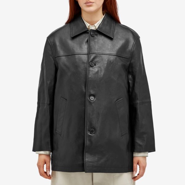 DUNST Leather Half Jacket