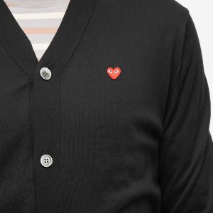 Comme des Garçons Play Small Red Heart Cardigan