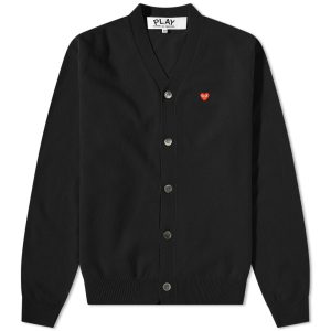 Comme des Garçons Play Small Red Heart Cardigan