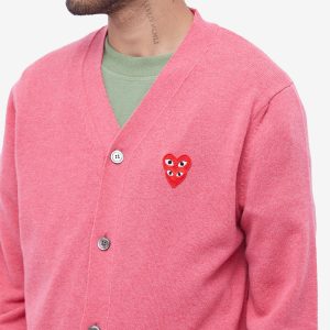 Comme des Garçons Play Overlapping Heart Cardigan