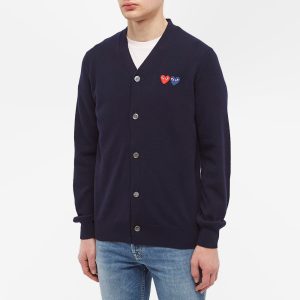 Comme des Garcons Play Double Heart Cardigan