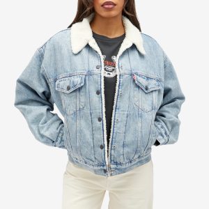 Levi's Denim Sherpa Trucker Jacket