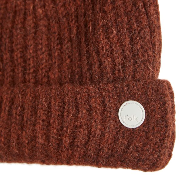 Folk Mohair Rib Beanie