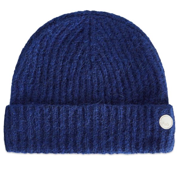 Folk Mohair Rib Beanie