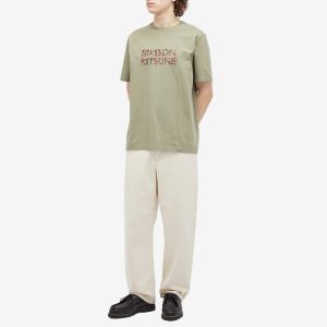 Maison Kitsune Woodland Alphabet Comfort T-Shirt