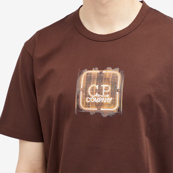 C.P. Company Metropolis Embossed Logo Badge T-Shirt